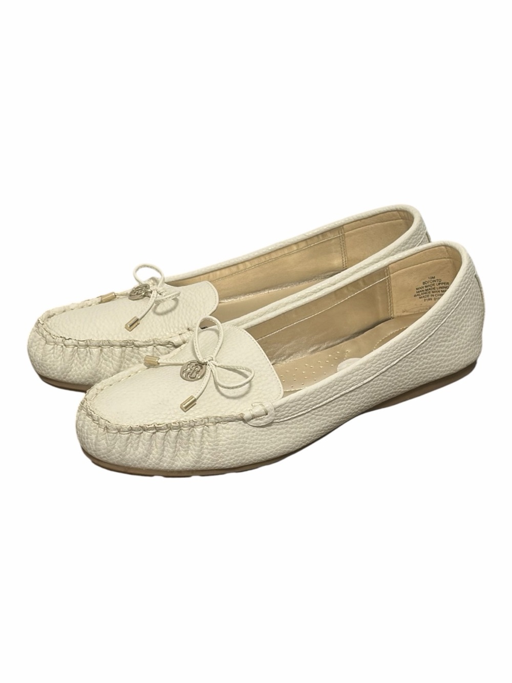Bandolino Cream Off-White Driving Moccasin Loafers - Brand New - Size 10